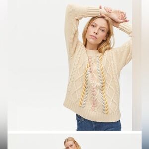 Michael Stars Cable-knit Sweater sz M